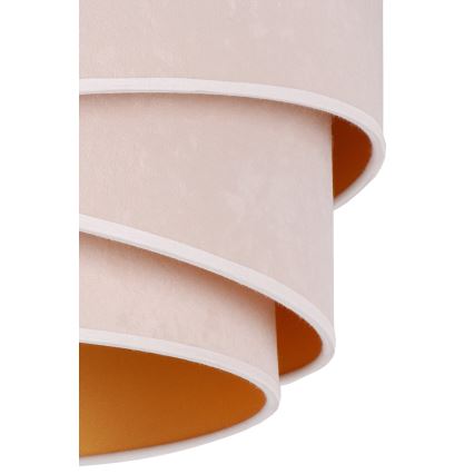 Duolla - Hanglamp aan een koord KOBO 1xE27/15W/230V diameter 45 cm crème/goud