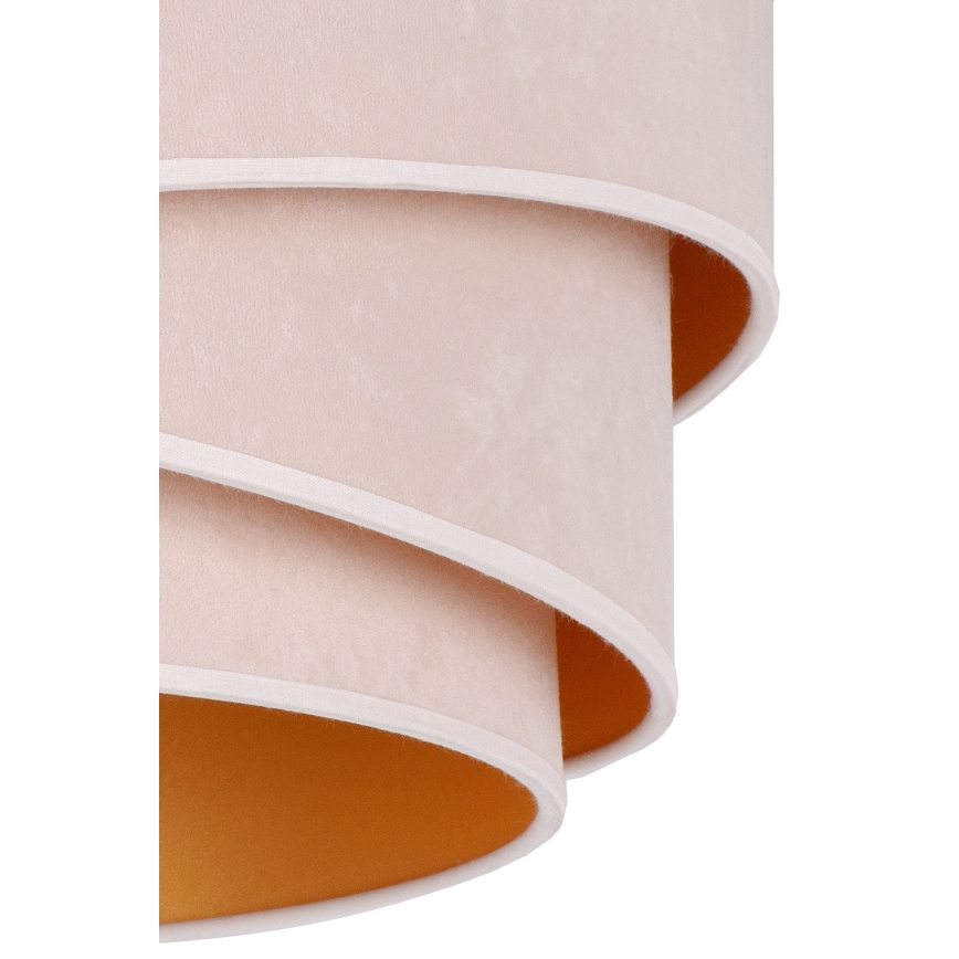 Duolla - Hanglamp aan een koord KOBO 1xE27/15W/230V diameter 45 cm crème/goud