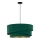 Duolla - Hanglamp aan een koord KOBO 1xE27/15W/230V diameter 45 cm groen/goud