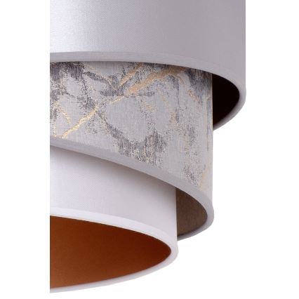 Duolla - Hanglamp aan een koord KOBO 1xE27/15W/230V diameter 45 cm zilver/goud