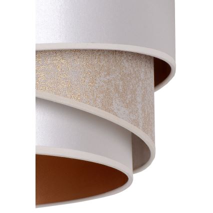 Duolla - Hanglamp aan een koord KOBO 1xE27/15W/230V diameter 45 cm zilver/goud