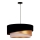 Duolla - Hanglamp aan een koord KOBO 1xE27/15W/230V diameter 45 cm zwart/goud/crème