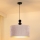 Duolla - Hanglamp aan een koord LYON 1xE27/15W/230V diameter 40 cm beige