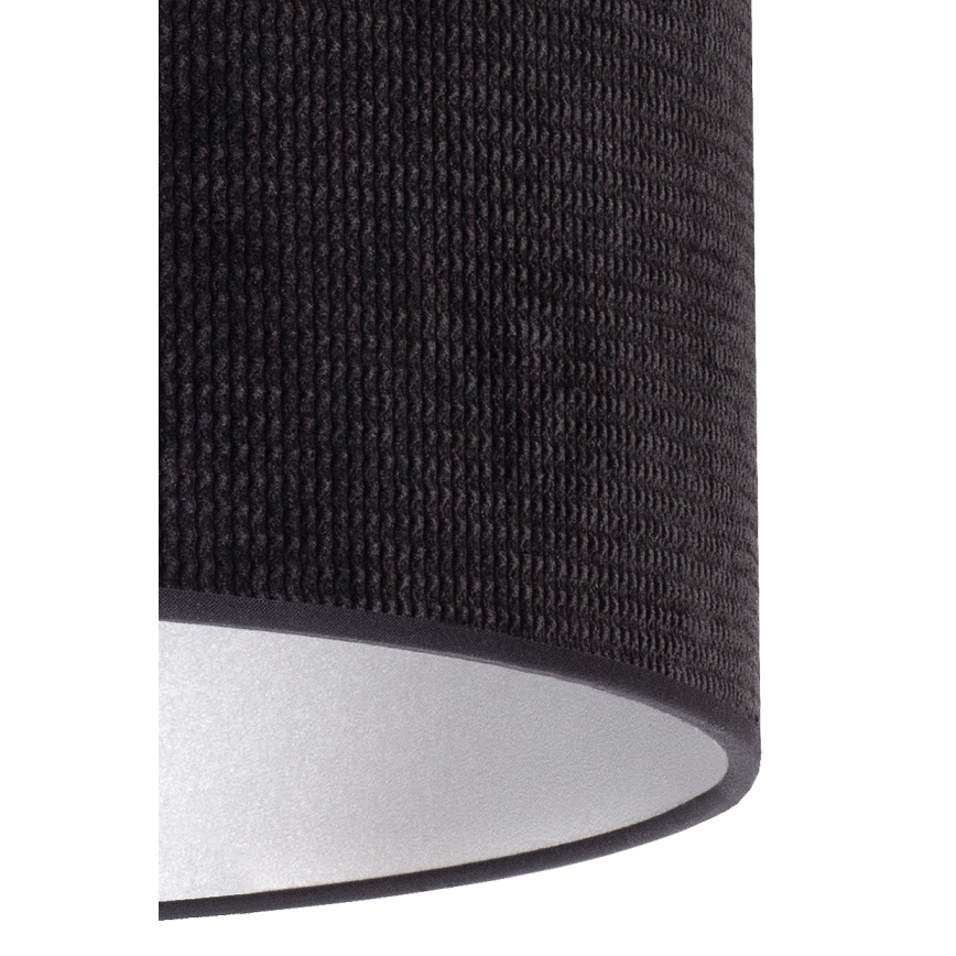 Duolla - Hanglamp aan een koord LYON 1xE27/15W/230V diameter 40 cm zwart