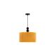 Duolla - Hanglamp aan een koord LYON 1xE27/15W/230V geel