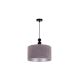 Duolla - Hanglamp aan een koord LYON 1xE27/15W/230V grijs
