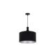 Duolla - Hanglamp aan een koord LYON 1xE27/15W/230V zwart