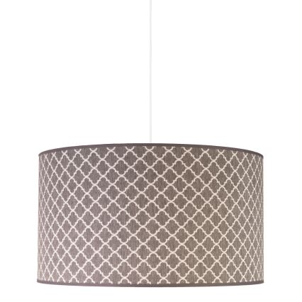 Duolla - Hanglamp aan een koord MAROKO 1xE27/40W/230V diameter 45 cm grijs