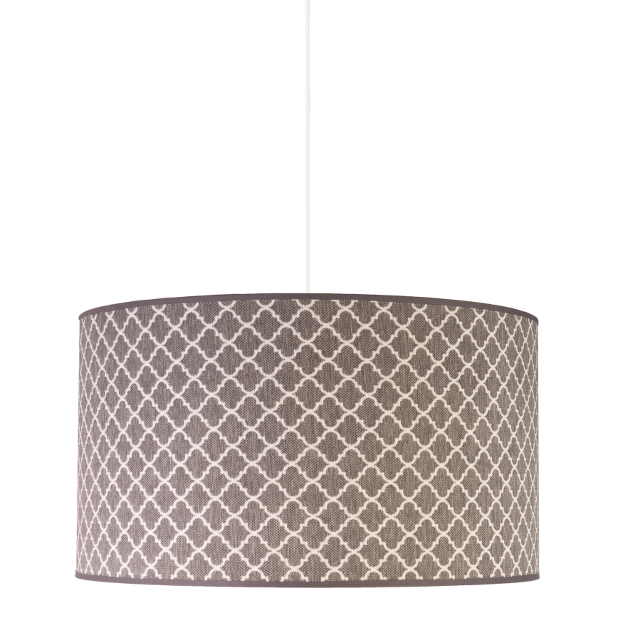 Duolla - Hanglamp aan een koord MAROKO 1xE27/40W/230V diameter 45 cm grijs