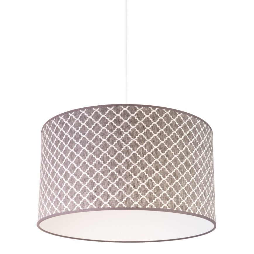 Duolla - Hanglamp aan een koord MAROKO 1xE27/40W/230V diameter 45 cm grijs