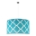 Duolla - Hanglamp aan een koord MAROKO 1xE27/40W/230V diameter 45 cm turquoise/wit