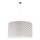 Duolla - Hanglamp aan een koord MAROKO 1xE27/40W/230V diameter 45 cm wit/zwart