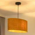 Duolla - Hanglamp aan een koord OVAL 1xE27/15W/230V bruin