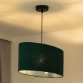 Duolla - Hanglamp aan een koord OVAL 1xE27/15W/230V groen