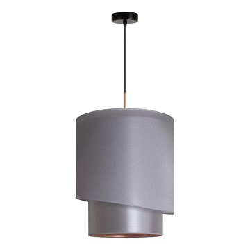 Duolla - Hanglamp aan een koord PARIJS 1xE27/15W/230V diameter 40 cm zilver/goud