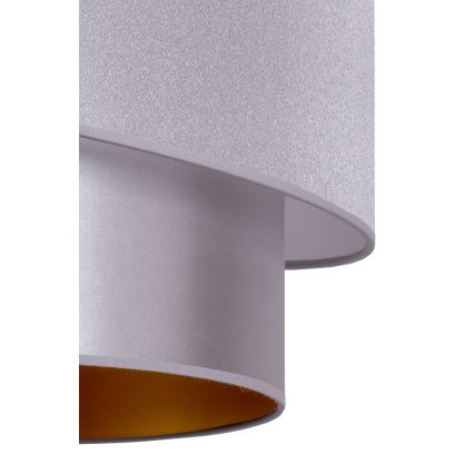 Duolla - Hanglamp aan een koord PARIJS 1xE27/15W/230V diameter 40 cm zilver/goud