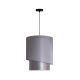 Duolla - Hanglamp aan een koord PARIJS 1xE27/15W/230V diameter 40 cm zilver/goud