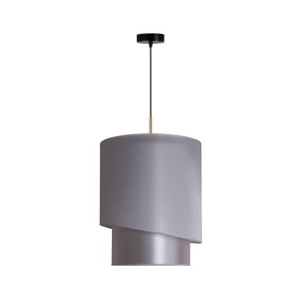 Duolla - Hanglamp aan een koord PARIJS 1xE27/15W/230V diameter 40 cm zilver/goud