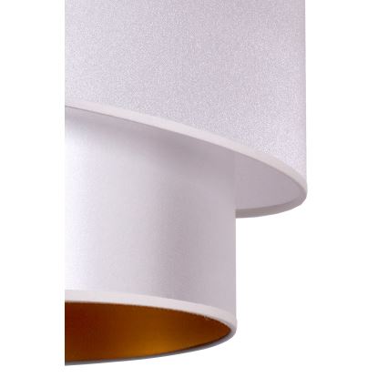 Duolla - Hanglamp aan een koord PARIJS 1xE27/15W/230V diameter 40 cm zilver/goud