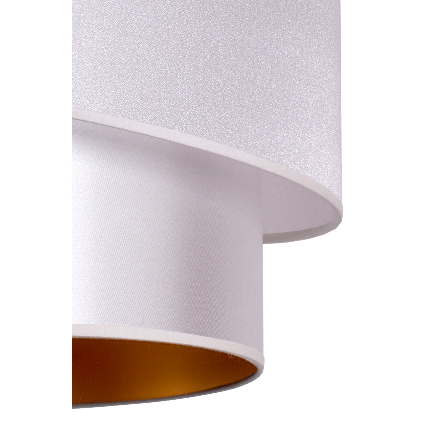 Duolla - Hanglamp aan een koord PARIJS 1xE27/15W/230V diameter 40 cm zilver/goud