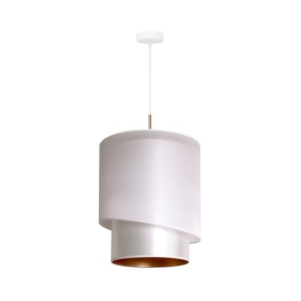 Duolla - Hanglamp aan een koord PARIJS 1xE27/15W/230V diameter 40 cm zilver/goud
