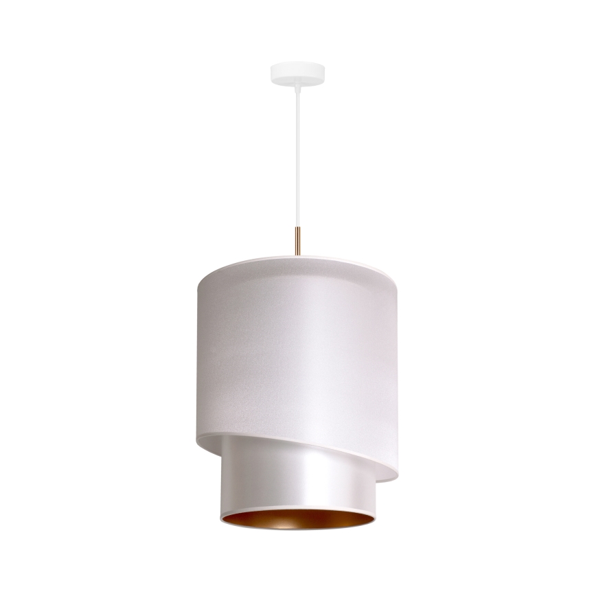 Duolla - Hanglamp aan een koord PARIJS 1xE27/15W/230V diameter 40 cm zilver/goud