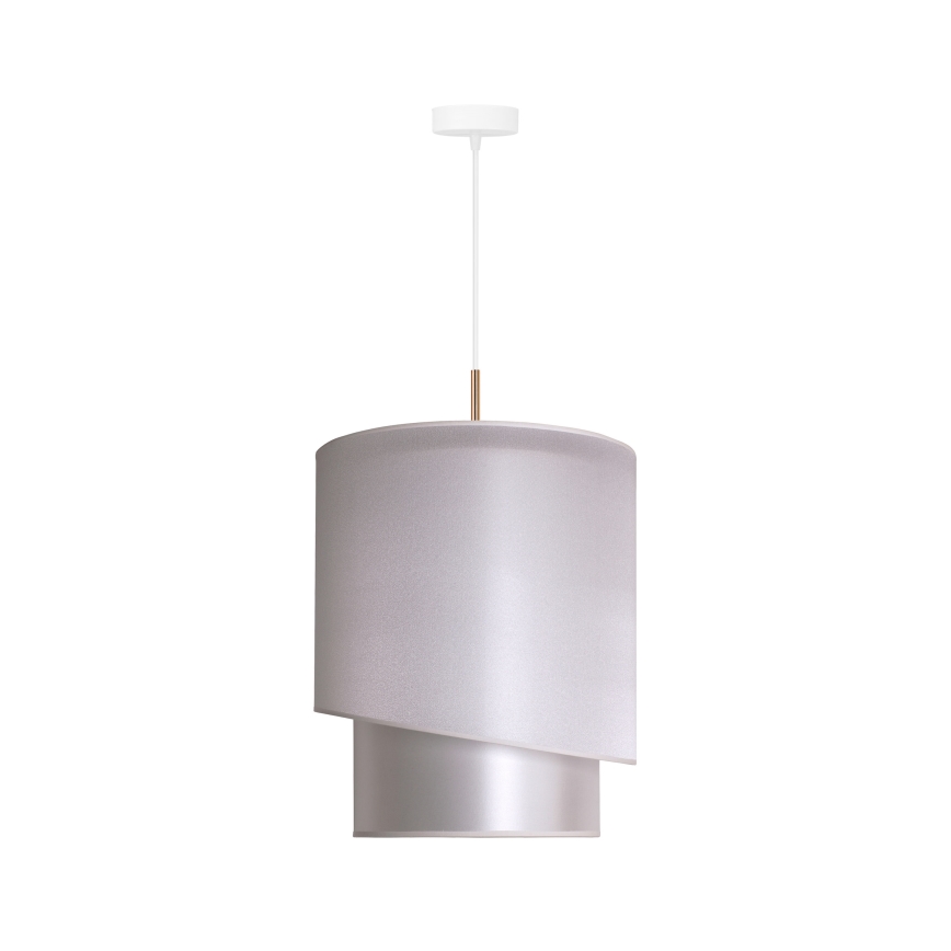Duolla - Hanglamp aan een koord PARIJS 1xE27/15W/230V diameter 40 cm zilver/goud
