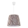 Duolla - Hanglamp aan een koord POP 1xE27/40W/230V wol diameter 38 cm bruin