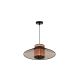 Duolla - Hanglamp aan een koord RIO SHINY 1xE27/15W/230V zwart/koper