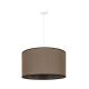 Duolla - Hanglamp aan een koord ROLLER 1xE27/15W/230V bruin/zwart