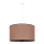 Duolla - Hanglamp aan een koord ROLLER 1xE27/15W/230V diameter 40 cm bruin/zwart