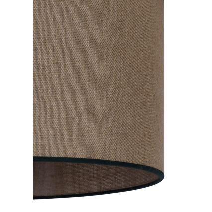 Duolla - Hanglamp aan een koord ROLLER 1xE27/15W/230V diameter 40 cm bruin/zwart
