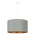 Duolla - Hanglamp aan een koord ROLLER 1xE27/15W/230V lamp diameter 40 cm groen/goud