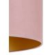 Duolla - Hanglamp aan een koord ROLLER 1xE27/15W/230V roze/gouden
