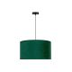Duolla - Hanglamp aan een koord ROLLER 1xE27/15W/230V tmavě groen/gouden