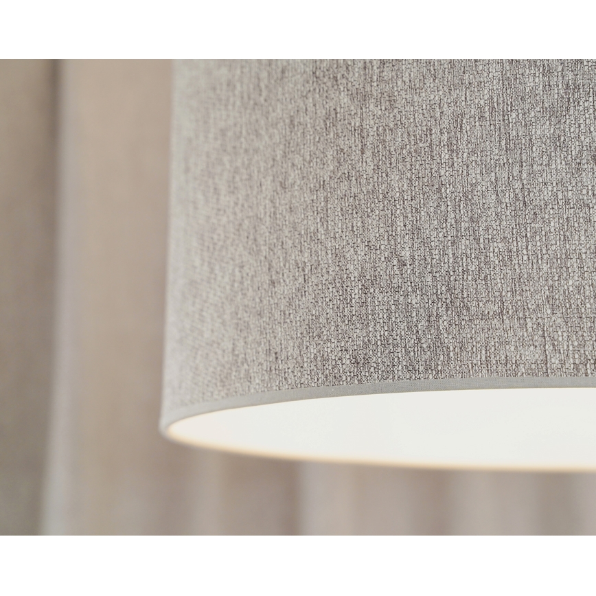 Duolla - Hanglamp aan een koord ROLLER ECO RECYCLING 1xE27/15W/230V diameter 45 cm grijs