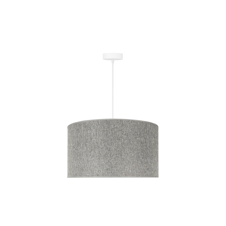 Duolla - Hanglamp aan een koord ROLLER ECO RECYCLING 1xE27/15W/230V diameter 45 cm grijs