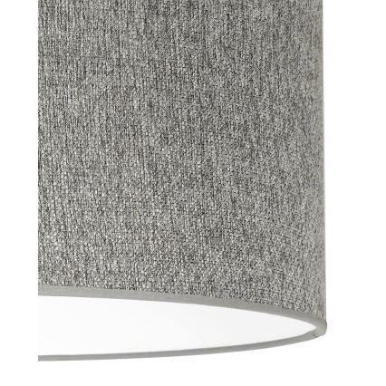 Duolla - Hanglamp aan een koord ROLLER ECO RECYCLING 1xE27/15W/230V diameter 45 cm grijs