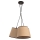 Duolla - Hanglamp aan een koord ROSSA 3xE27/15W/230V bruin/zwart