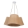 Duolla - Hanglamp aan een koord ROSSA 3xE27/15W/230V diameter 75 cm bruin