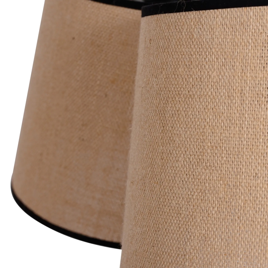 Duolla - Hanglamp aan een koord ROSSA 3xE27/15W/230V diameter 75 cm bruin/zwart