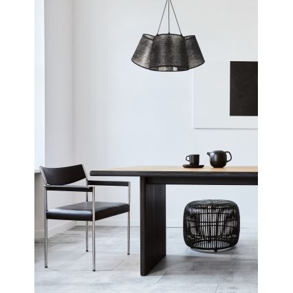 Duolla - Hanglamp aan een koord ROSSA 3xE27/40W/230V zwart