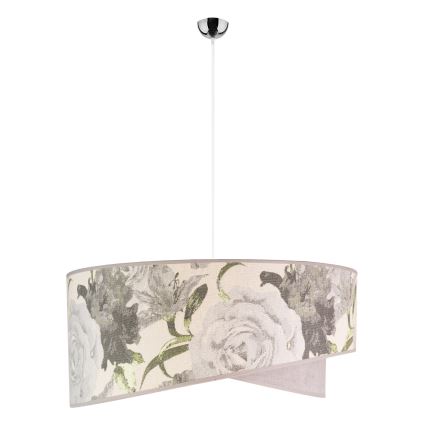 Duolla - Hanglamp aan een koord ROYAL 1xE27/40W/230V diameter 50 cm grijs