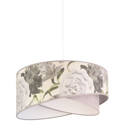 Duolla - Hanglamp aan een koord ROYAL 1xE27/40W/230V diameter 50 cm grijs