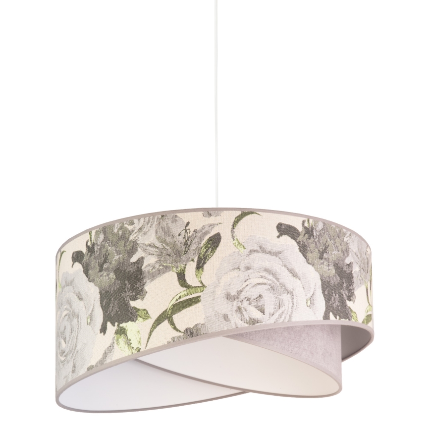 Duolla - Hanglamp aan een koord ROYAL 1xE27/40W/230V diameter 50 cm grijs