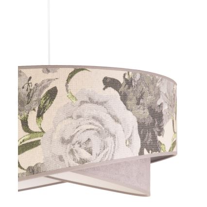 Duolla - Hanglamp aan een koord ROYAL 1xE27/40W/230V diameter 50 cm grijs