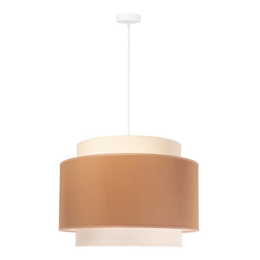 Duolla - Hanglamp aan een koord SOHO 1xE27/40W/230V diameter 40 cm beige/crème