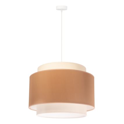 Duolla - Hanglamp aan een koord SOHO 1xE27/40W/230V diameter 40 cm beige/crème