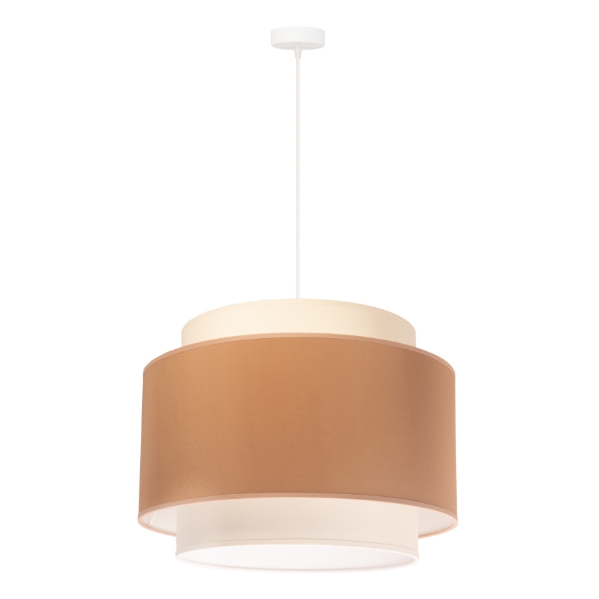 Duolla - Hanglamp aan een koord SOHO 1xE27/40W/230V diameter 40 cm beige/crème