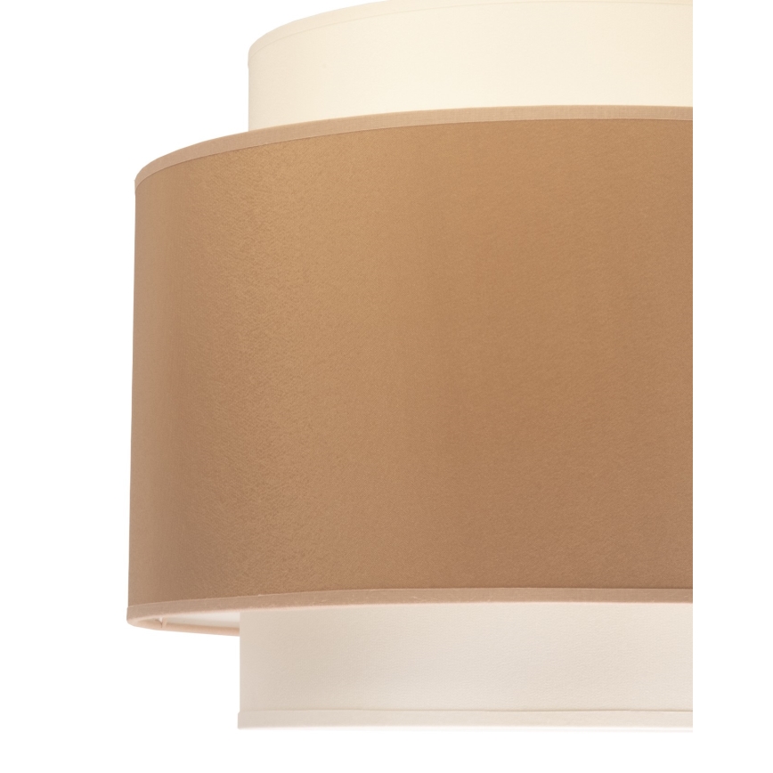 Duolla - Hanglamp aan een koord SOHO 1xE27/40W/230V diameter 40 cm beige/crème